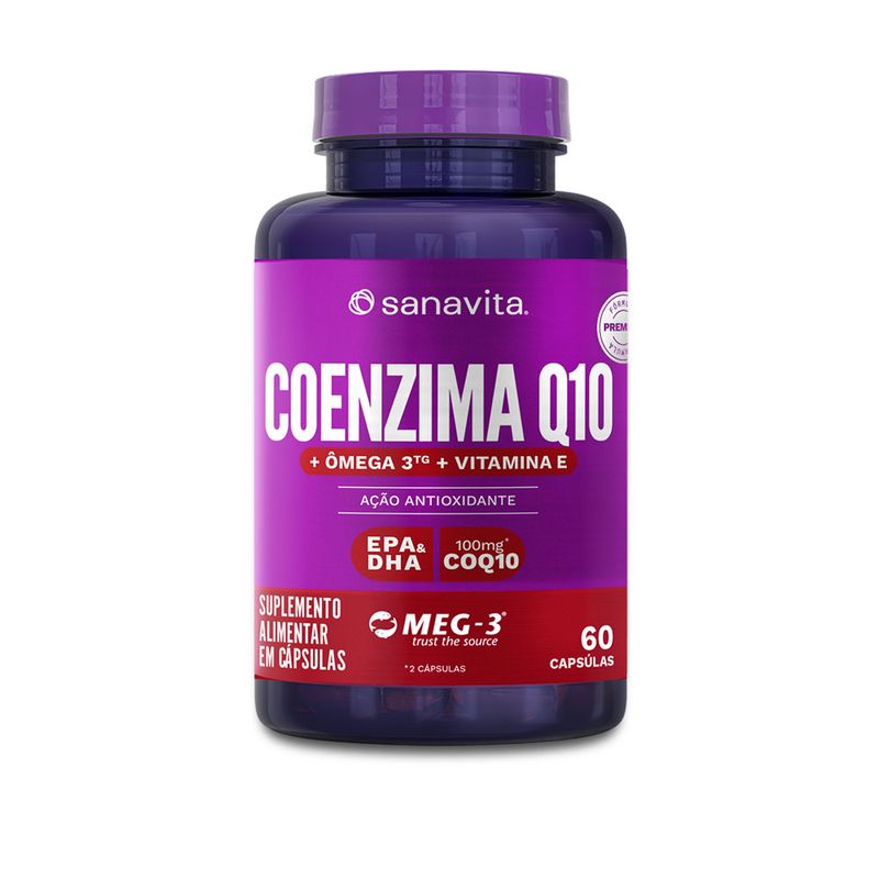 Coenzima Q10 + Ômega 3 | 60 Cápsulas